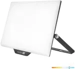 100W LED prožektorius DELYO MHN, juodas, 6000K, IP65