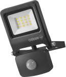 Osram 10W LED prožektorius ENDURA, tamsiai pilkas, 4000K, su judesio davikliu, IP44