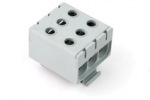 Pawbol E.4142/SZ LZT gnybtų juosta pilkame korpuse Cu: 2,5-35 mm&sup2;, Al: 6-35 mm&sup2; E.4142/SZ