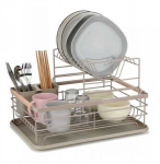 Elitehoff Indų džiovyklė su džiovykle ir padėklu E-8190 smėlio spalvos