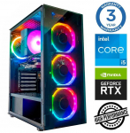 Stacionarus kompiuteris INTOP i5-14400F 32GB DDR5 1TB SSD M.2 NVME RTX5070 12GB no-OS (RW47964NS)