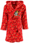 Disney Minnie raudonas girliandinis kalėdinis vaiki&scaron;kas chalatas 6 metai / 116 cm