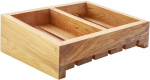 Box GN 1/2, slanted, 2 compartments, Tropos