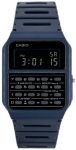 Laikrodis CASIO Laikrodžių modelis CA-53WF-2B su kalkuliatoriumi ir juoda ciferblatu