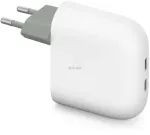 Google Pixel Flex dviejų prievadų 67 W greitasis įkroviklis USB-C balta - Ladetajs dvigubas USB-C įkroviklis GA09856-EU (0840353927964)