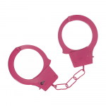 Ouch By Shots Classic Metal Handcuffs - Rožinė