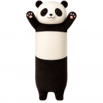 Pliu&scaron;inis žaislas - pagalvėlė Panda, 70 cm, balta/juoda