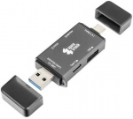 Spacetronik Skaitytuvas kart 6 in 1 SD3.0 TF3.0 5Gbps SPU-CR07