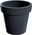 Prosperplast Dekoratyvinis gėlių vazonas Lofly D19.cm/H18.1cm pilkas