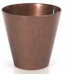 Prosperplast Dekoratyvinis gėlių vazonas Tubus Corten &Oslash;25cm H23.3cm plastik./bronzos sp.