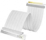 Vaizdo plok&scaron;tė TRYX STRING PCIe 5.0 x16 Riser Kabelis, 200mm - baltas