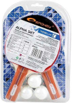 Stalo teniso komplektas Alpha Set Spokey su tinkleliu/2 raketės 3 kamuoliukai