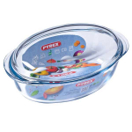 Stiklinis kepimo indas su dangčiu Sleeve PYREX Classic 4L/33x12.8cm ovalinis