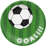 Popierinės lėk&scaron;tės Soccer Ball Paw 23cm/8vnt.