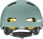 &Scaron;almas Uvex kid 4 style MIPS spray sage žalias matt-55-58CM