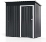 Promotions Sodo sandėliukas, 163x86x181 cm, pilkas, metalinė konstrukcija