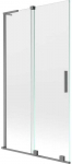 Vonios sienelė Mexen Velar L, 100 x 150 cm, Gun metal/Transparent