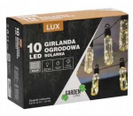 Extralink | Saulės sodo girlianda | ilgis 2 + 1,8 m liuksas 10 LED &scaron;iltai balta