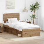 Lova Lovos rėmas Meistrų ąžuolas 75 x 190 cm Kietos pu&scaron;ies mediena