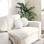 Sėdynių pagalvėlės 2 pcs Balta &Oslash;30 x 13 cm audinys