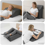 Koja pagalvė Paprastas Pilka 63 x 52 x 19 cm PU putos