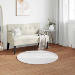 Neslystantis kilimas i&scaron; dirbtinio triu&scaron;io kailio OLITE Balta