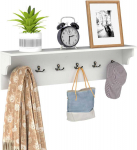 Bonideco Select Prie sienos tvirtinama kabykla paltams, balta, 80&times;14&times;20 cm, 2,5kg