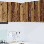 Pakabinama spintelė Senos medienos ir baltos 57 x 57 x 80 cm