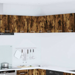 Pakabinama spintelė Rūkyto ąžuolo ir baltos 57 x 57 x 40 cm