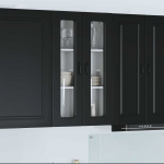 Virtuvės spintelė su saugykla Kalmar Juoda 60 x 31 x 100 cm