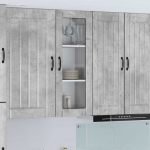 Virtuvės spintelė Lucca Betono pilka 40 x 31 x 100 cm