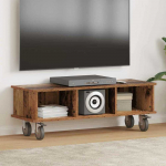 TV staliukas Televizoriaus stovas Senas medis 100 x 35 x 35 cm