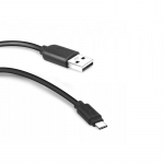 SBS TECABLEMICROC15K USB-A - USB-C kabelis 1.5m - juodos spalvos