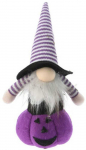 Christmas Decoration Dekoratyvinė figūra ant moliūgo 25 cm violetinė