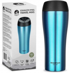 &bdquo;Mountain Goat TRAVEL&ldquo; termo puodelis, 380 ml, mėlynas