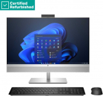 Hewlett Packard (HP) RENEW Sidabrinis HP Elite 870 G9 AIO All-In-One 27 - i7-14700, 16GB, 512GB SSD, 27 FHD Non-Touch AG, FPR, Height Adjustable, USB Mouse, Win 11 Pro, 1 metai (Atnaujinta)