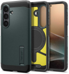 Spigen Tough Armor Mag MagSafe dėklas skirtas Samsung Galaxy S26+ - žalios spalvos