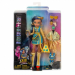 Žaislai, žaidimai ir kolekcionavimas - Mattel Monster High Cleo De Nile lėlė su augintiniu &scaron;unimi mėlynomis sruogomis
