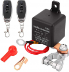 Gebildet nuotoliniu būdu valdomas akumuliatoriaus atjungiklis, 12V, 200A, IP65, su dviem pulteliais