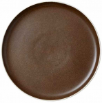 Studio Round North vakarienės lėk&scaron;tė, 27 cm, matinė balta/matinė ruda