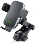 Acefast D53 Car Mount with Wireless Charger for Dashboard with Automatic Clamp - Juodas