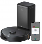 eufy dulkių siurblys robotas su savaiminio i&scaron;sivalymo stotele, Twin-Turbine 2&times;4000 Pa, lazerinė navigacija, Clean X8 Pro