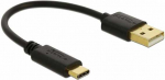Delock USB Ladekabel Typ-A zu USB Type-C&trade; 3 A 15 cm