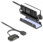 Delock M.2 K&uuml;hlk&ouml;rper f&uuml;r SSD 2280 mit RGB LED Beleuchtung