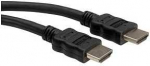 VALUE HDMI High Speed Kabelis mit Ethernet juodas 1m