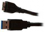 Synergy21 Kabelis USB, A(St) => MicroB(St), 3,0m, USB3.0, juodas, ,