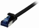Synergy21 Patchkabel RJ45, CAT6A 500Mhz, 3m, juodas, U/FTP, flach, TPE(Superflex), AWG32,