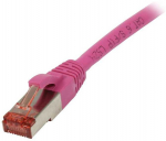 Synergy21 Patchkabel RJ45, CAT6 250Mhz, 1,5m magenta, S-STP(S/FTP), TPE/LSZH(Superflex)