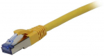 Synergy21 Patchkabel RJ45, CAT6A 500Mhz, 5m, gelb, S-STP(S/FTP), Komponent getestet(GHMT certified), AWG26,