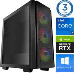 Stacionarus kompiuteris INTOP i7-12700F 32GB 500SSD M.2 NVME+4TB RTX3050 6GB WIN11 (RW71930WH) (Atnaujinta)